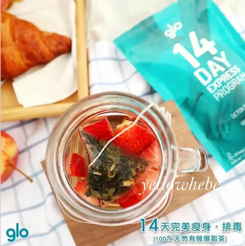 【一口價$148/包】GLO 14天特快排濕茶/ 爆脂茶 (天然有機) HLY & CHOCCICO