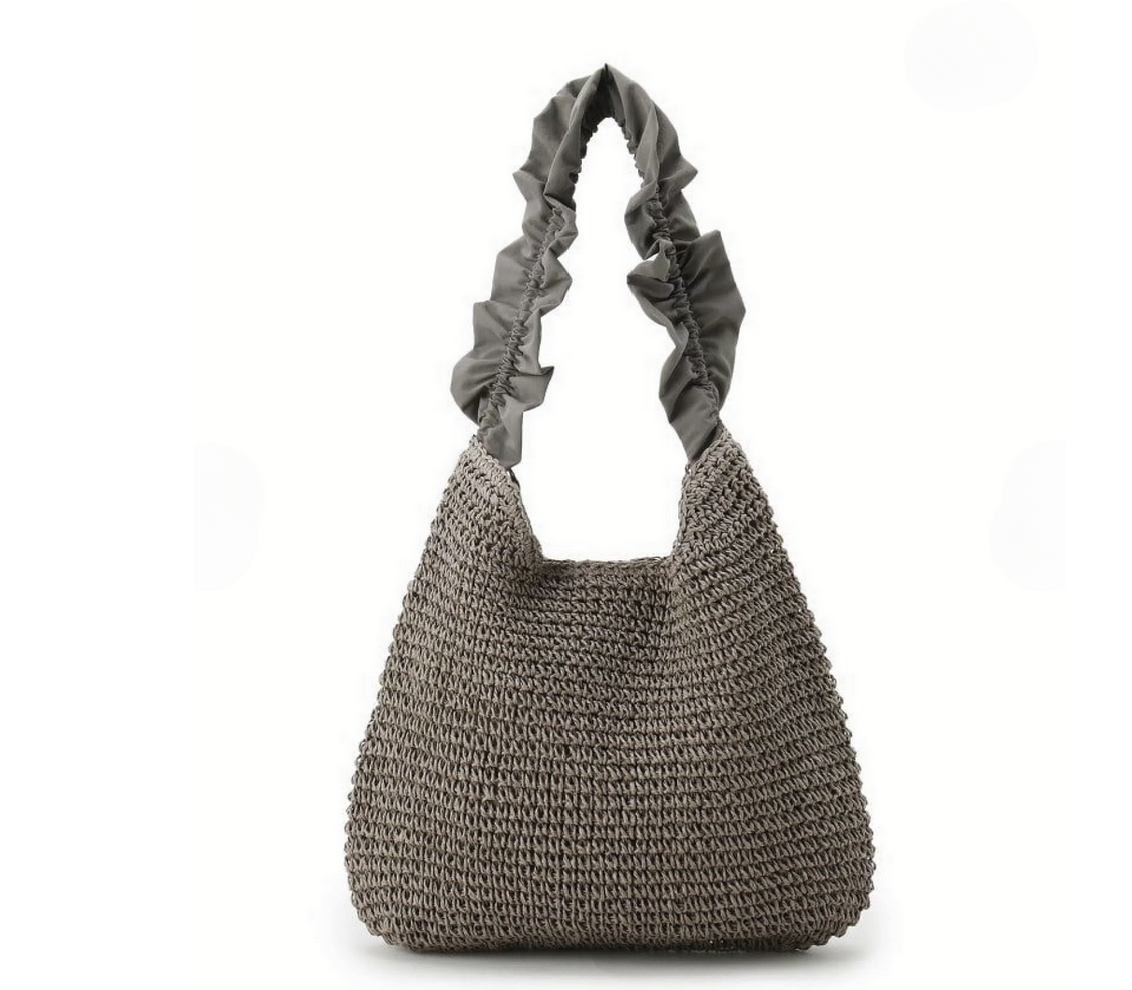 日本直送Frill Gather Paper One Shoulder grove