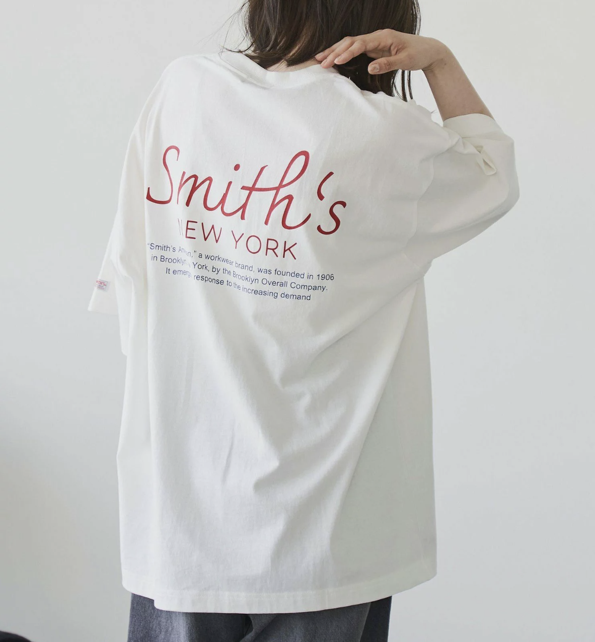 日本直送SMITH'S NY print Tee HLY & CHOCCICO