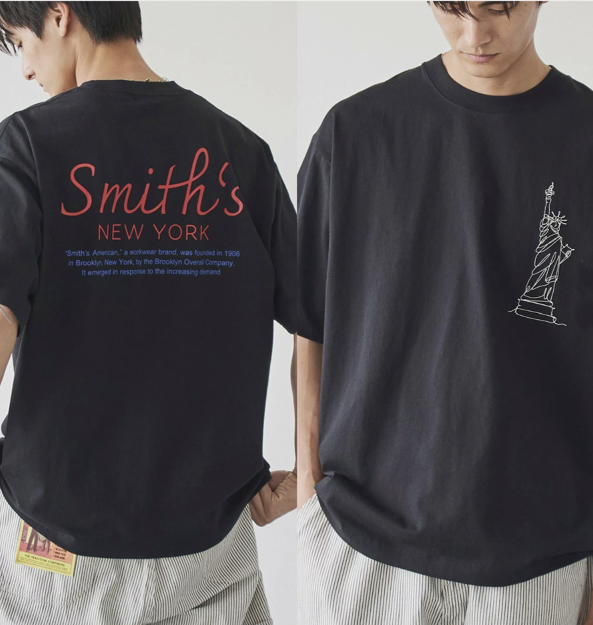日本直送SMITH'S NY print Tee HLY & CHOCCICO