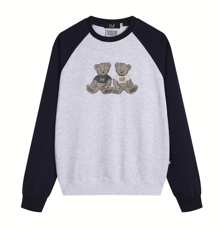 Girl x MFG Twin Bear Sweatshirt - HLY & CHOCCICO
