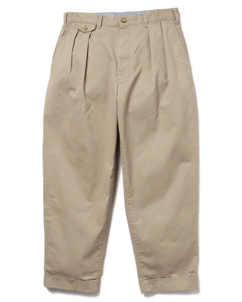 BMS PLUS 2 Pleats Twill - HLY & CHOCCICO