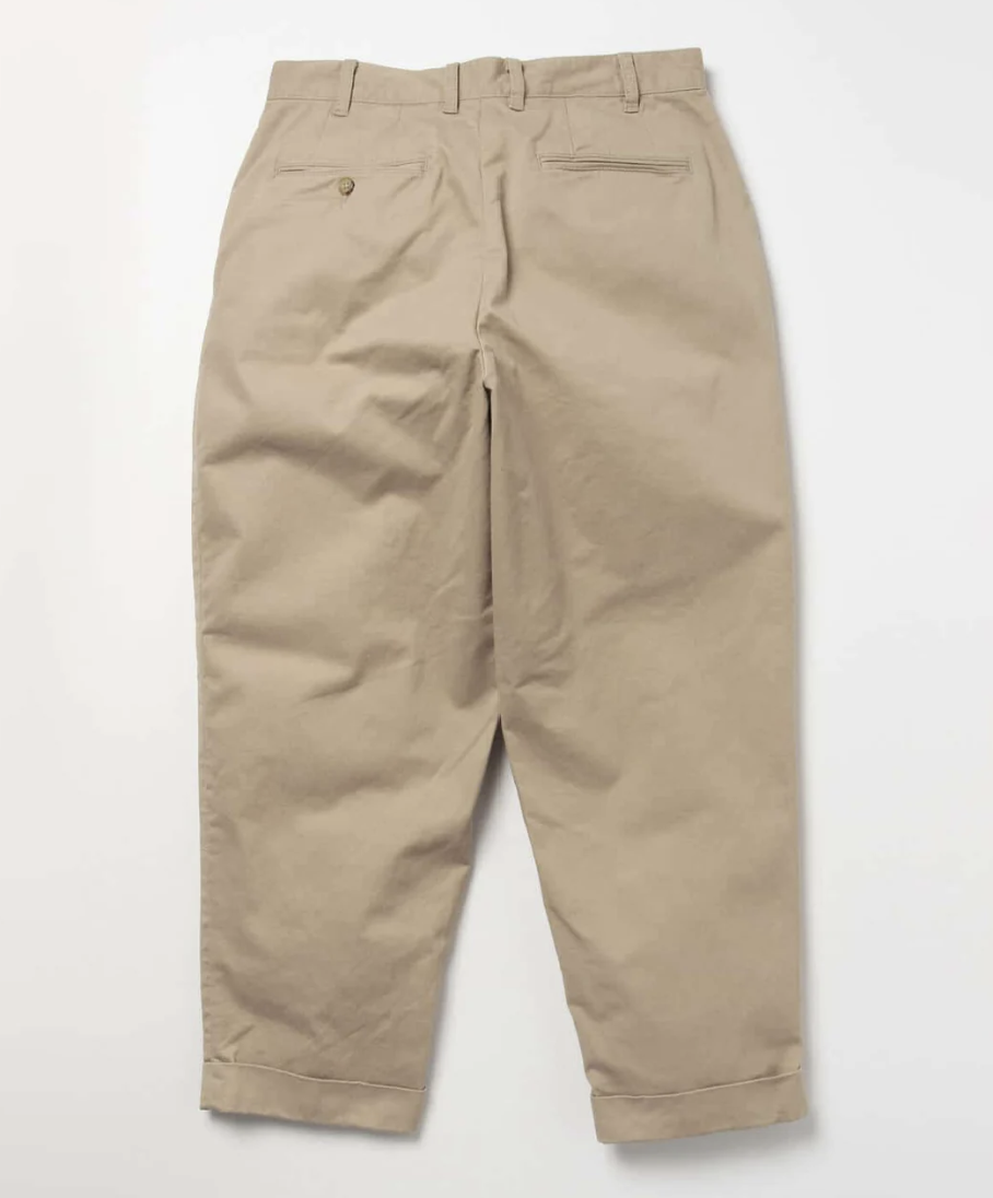 BMS PLUS 2 Pleats Twill - HLY & CHOCCICO