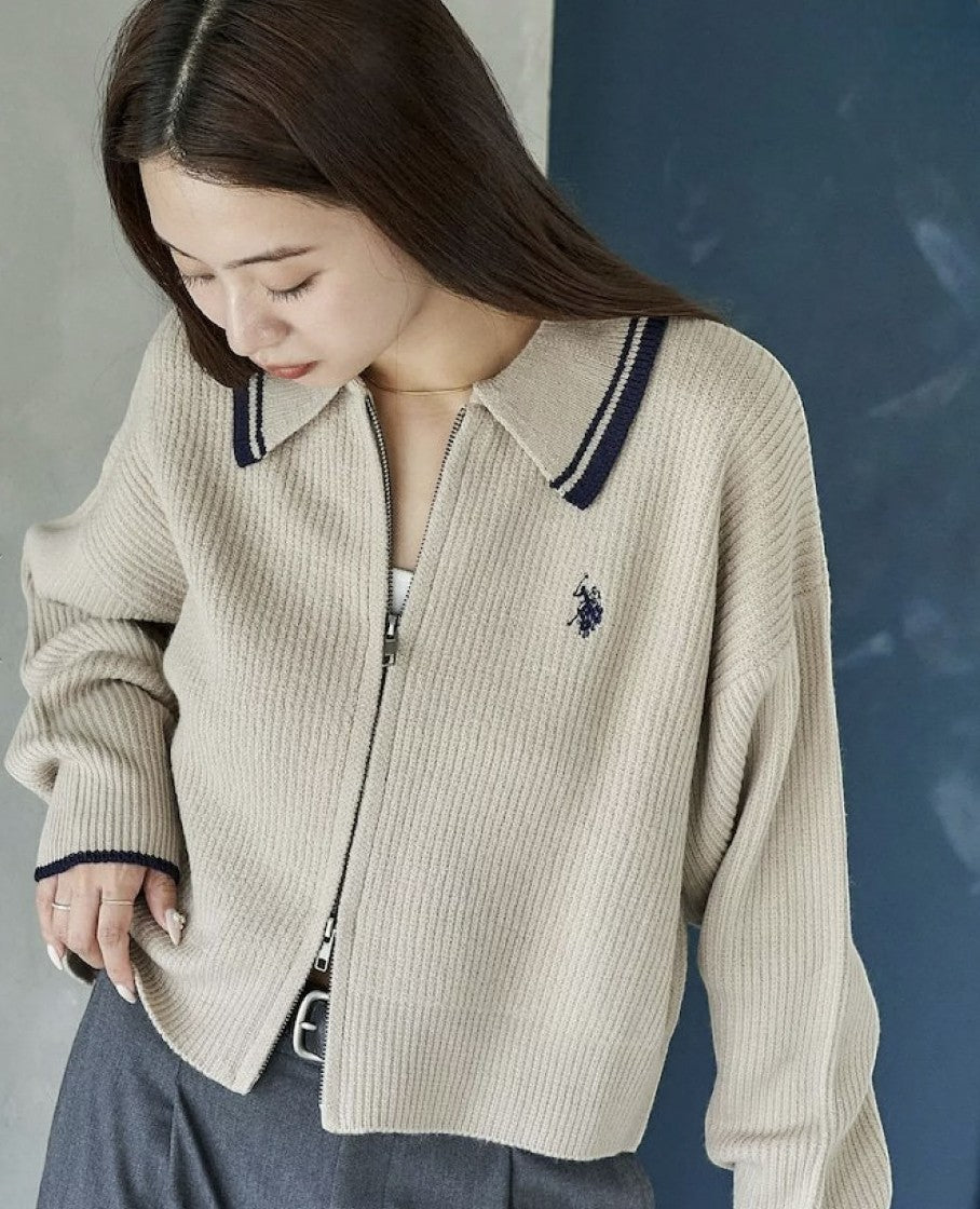 日本直送 限量版 F'S X U.S. POLO ASSN Collar Line Driver's Knit - HLY & CHOCCICO