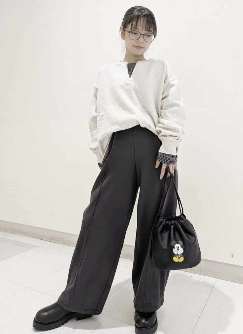 日本直送MICKEY Leather-Like Drawstring Bag - HLY & CHOCCICO