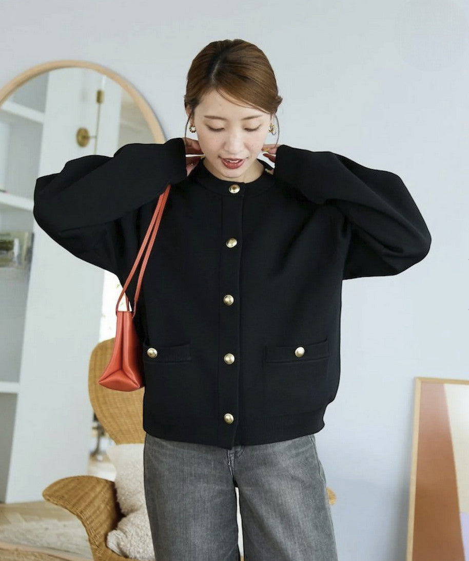 日本直送 25AW Gold Button Knit Cardigan - HLY & CHOCCICO