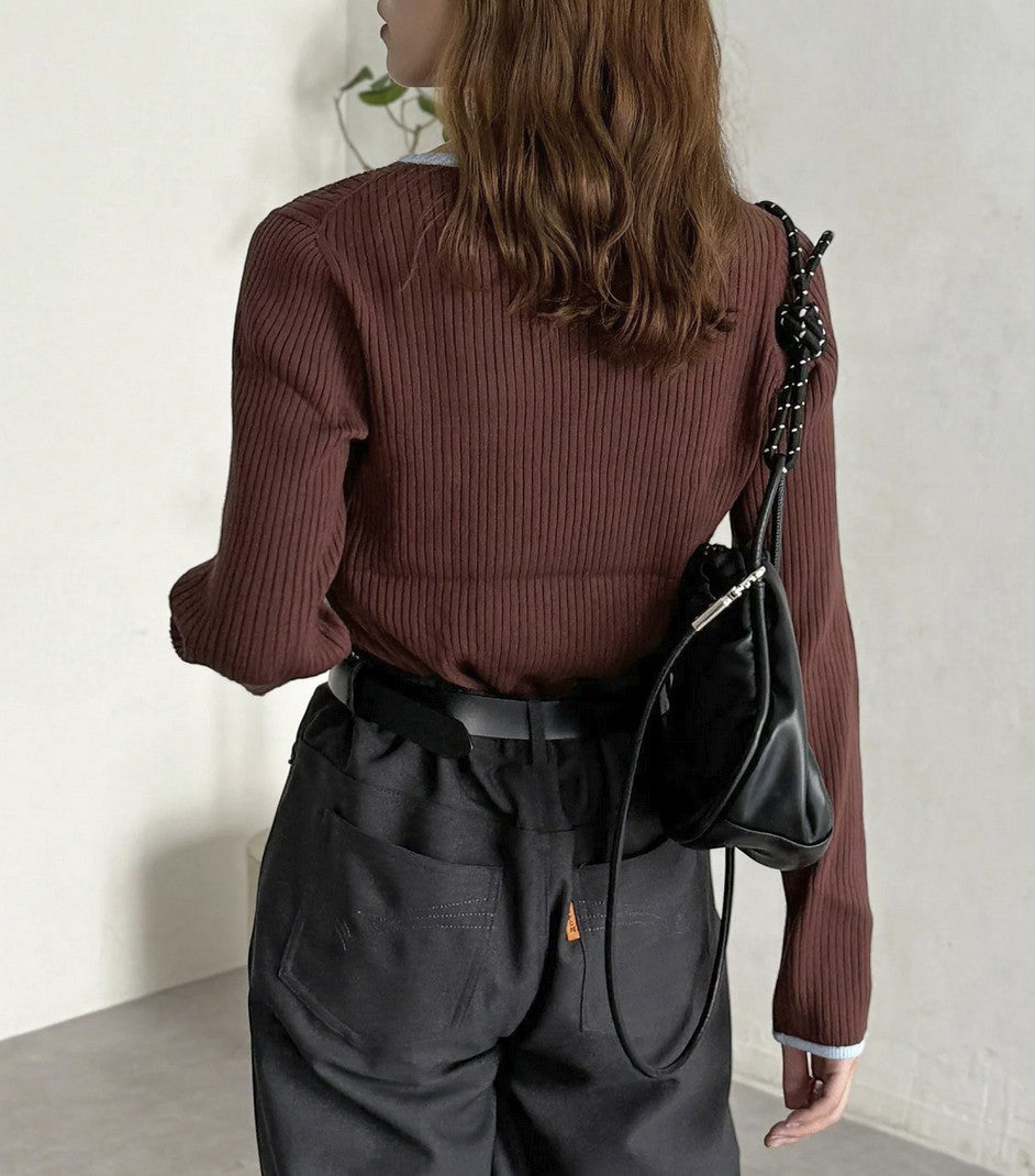 日本直送 U.S. POLO ASSN Crew Neck Ribbed Knit - HLY & CHOCCICO