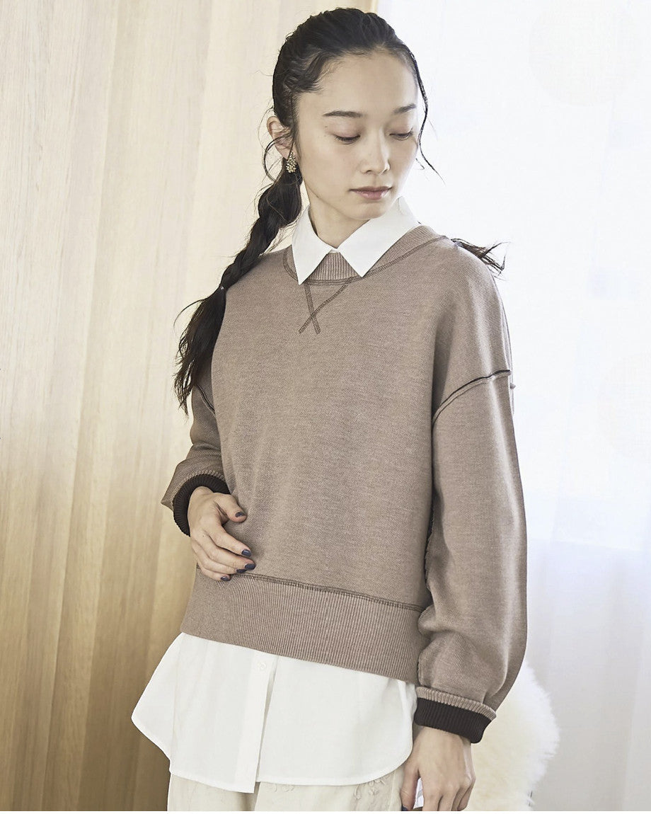 日本直送Sweatlike 2-way knit