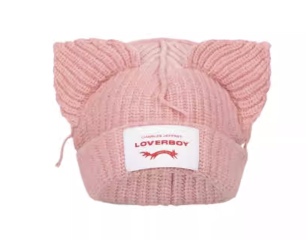 韓國直送Loverboy貓咪立體耳朵帽 - HLY & CHOCCICO