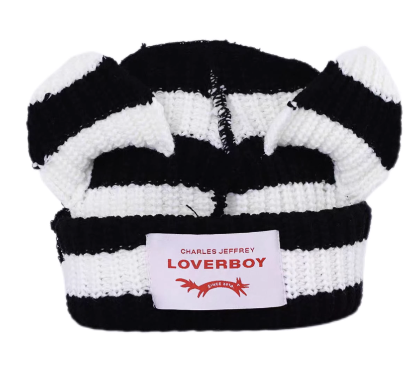 韓國直送Loverboy貓咪立體耳朵帽 - HLY & CHOCCICO