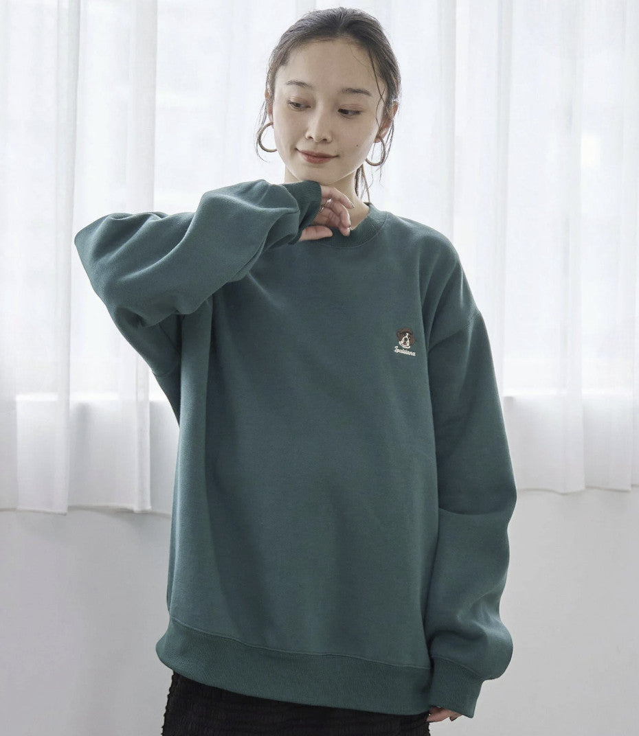 日本直送Dog Shishu Crew Neck Sweatshirt
