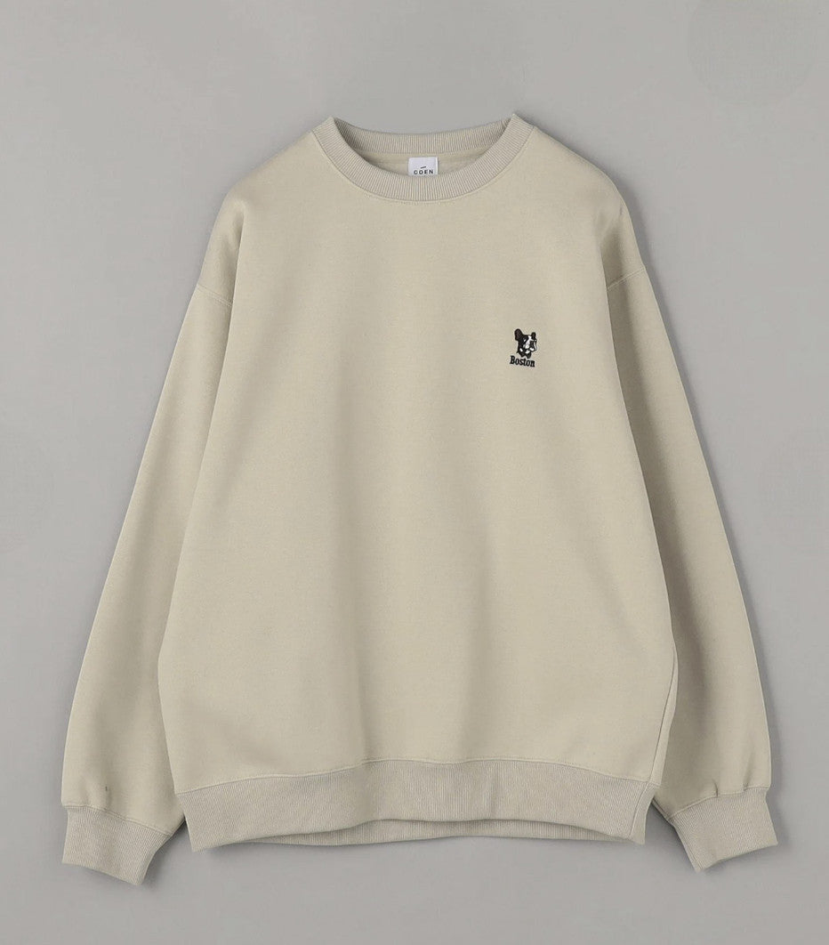 日本直送Dog Shishu Crew Neck Sweatshirt