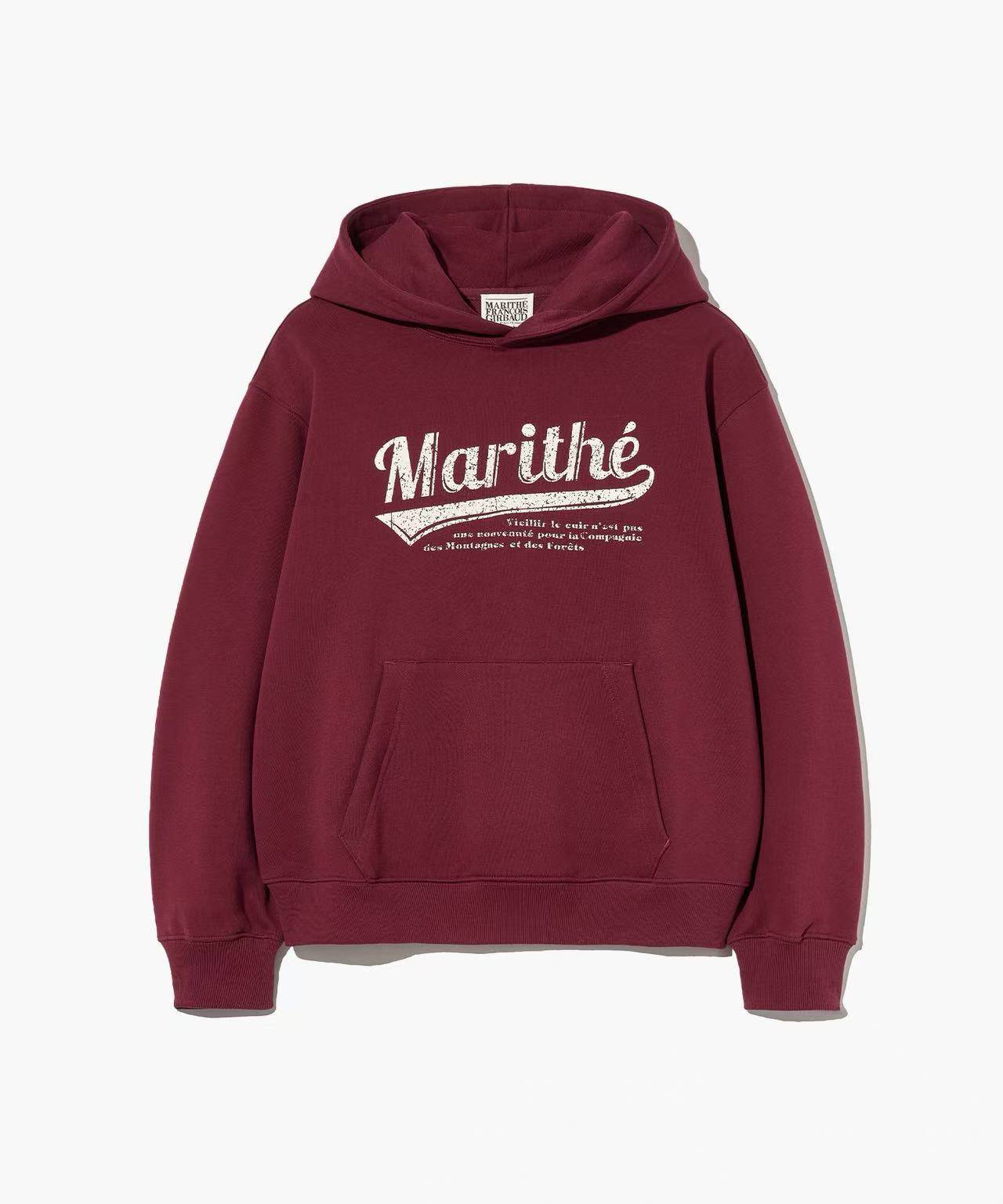 Marithe Vintage Baseball Hoodie - HLY & CHOCCICO