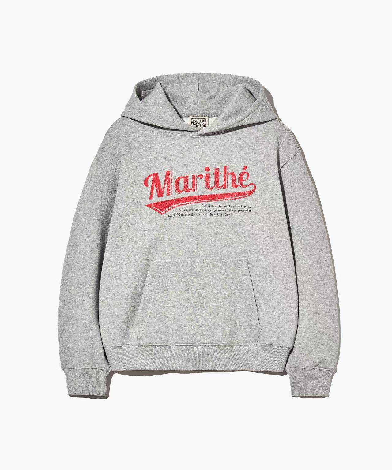 Marithe Vintage Baseball Hoodie - HLY & CHOCCICO