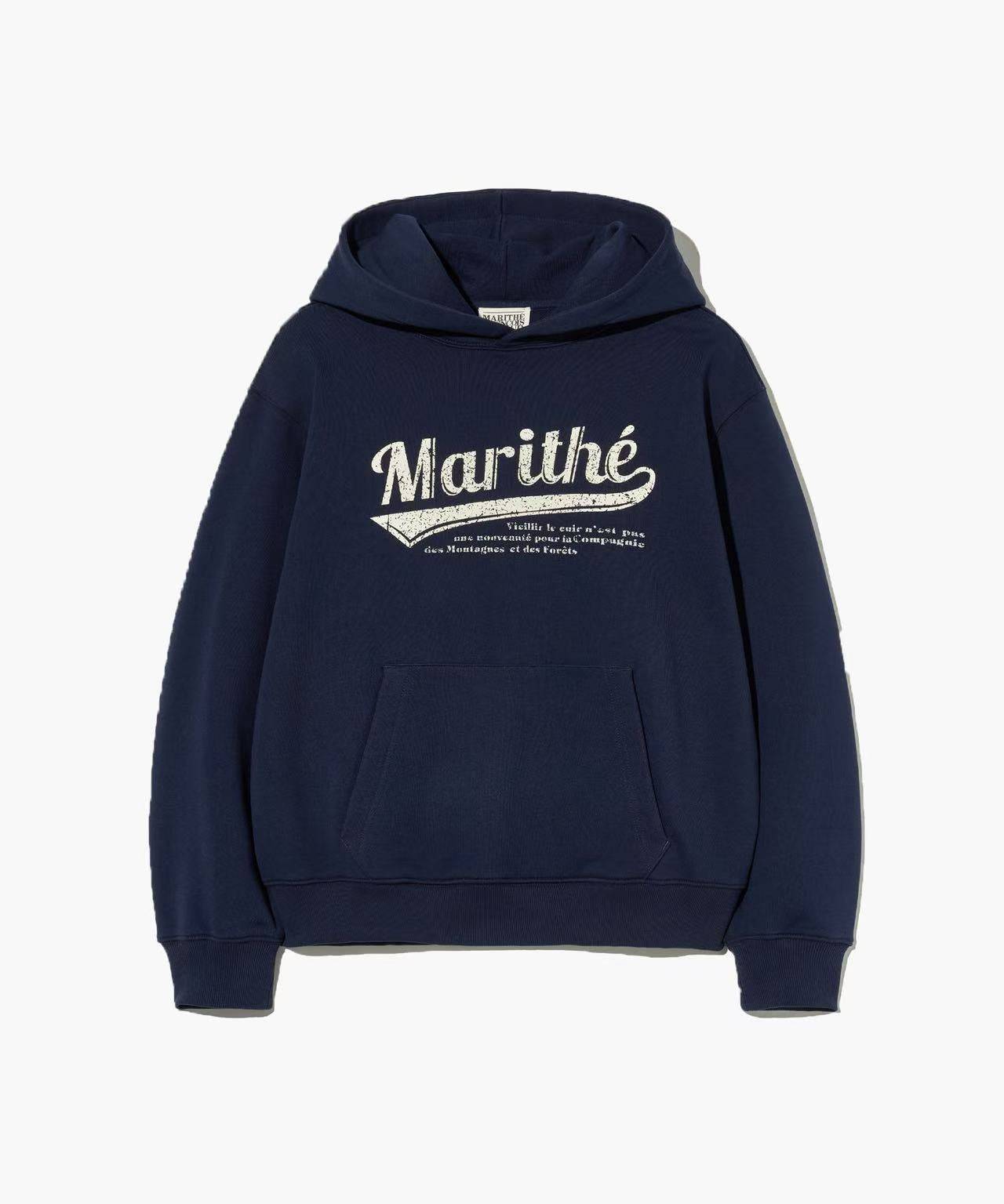 Marithe Vintage Baseball Hoodie - HLY & CHOCCICO