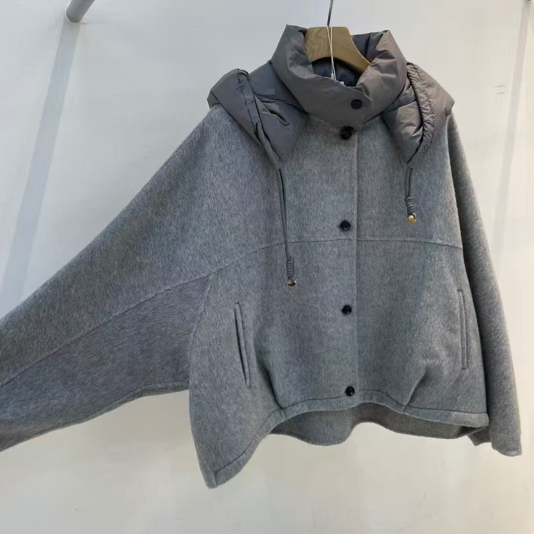 韓國直送Hand Made Alpaca Hoodie Jacket - HLY & CHOCCICO