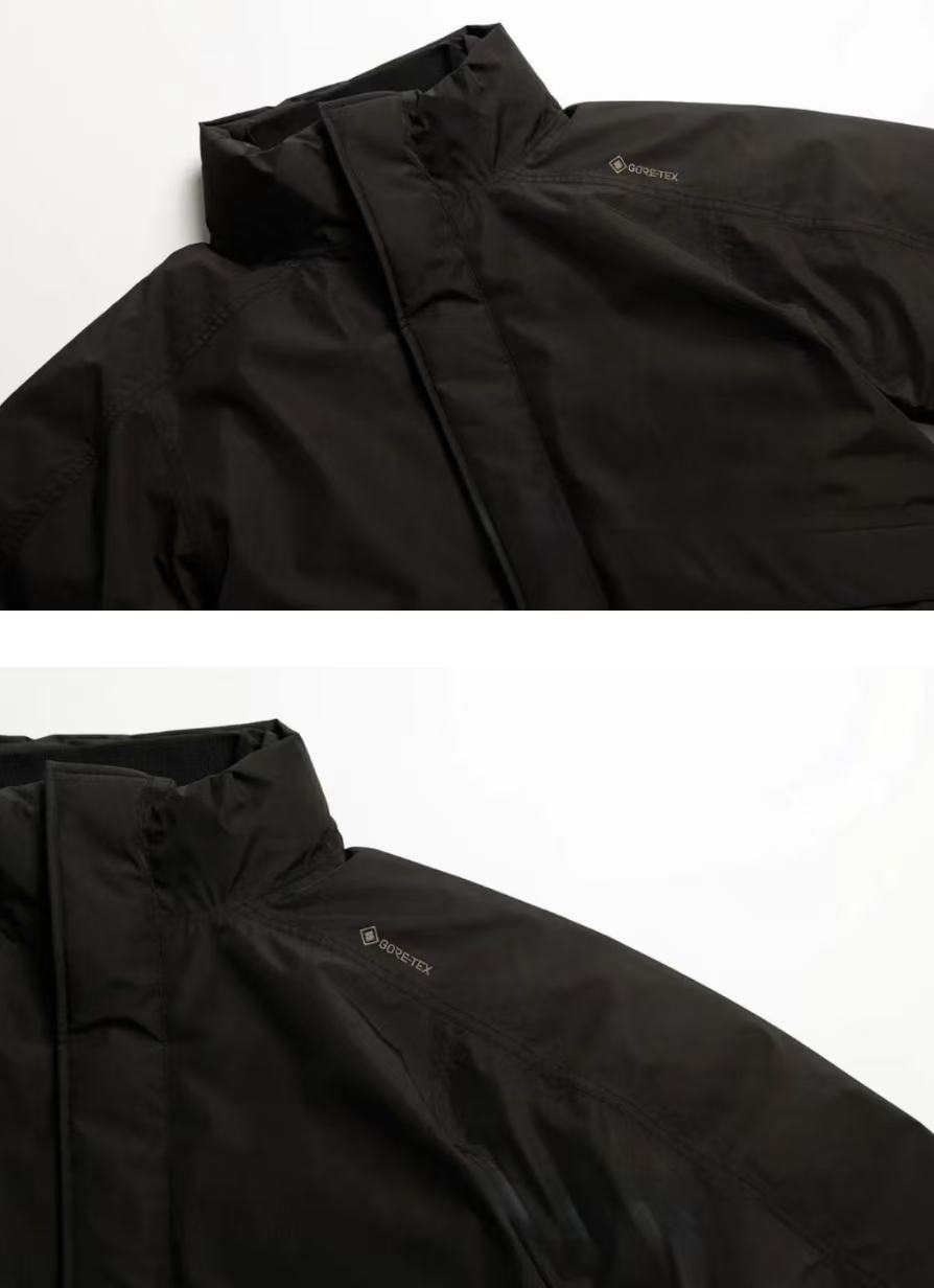 Nanamica X 417 Gore- Tex Short Down Jacket (Black) - HLY & CHOCCICO