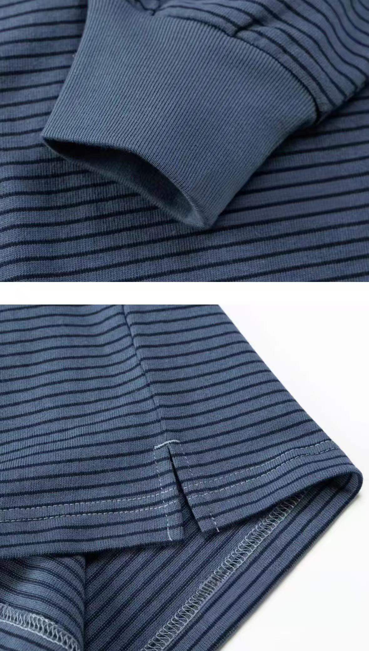 L.L Bean Union Long Sleeve Stripe Tee - HLY & CHOCCICO