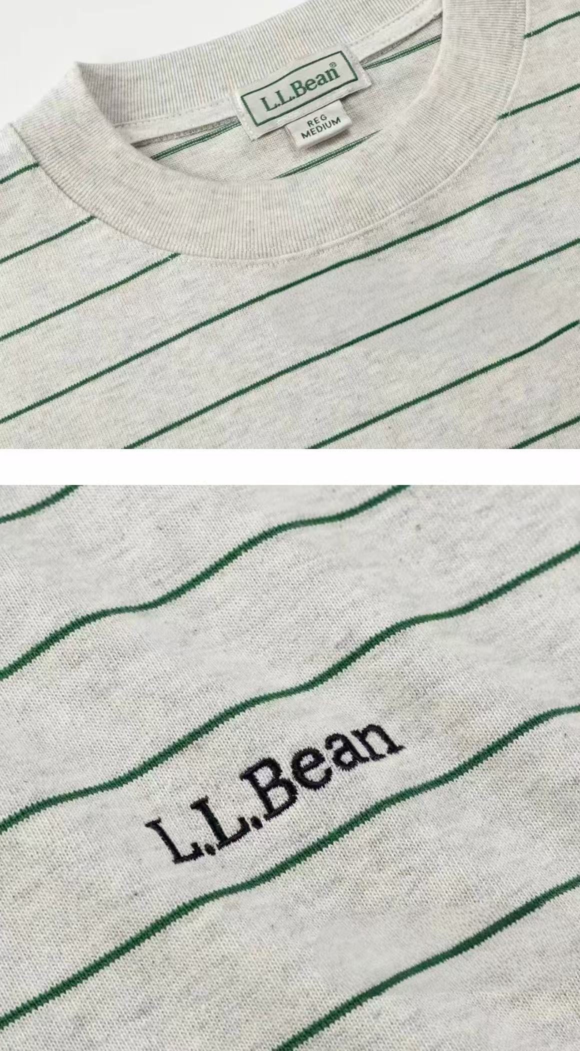 L.L Bean Union Long Sleeve Stripe Tee - HLY & CHOCCICO