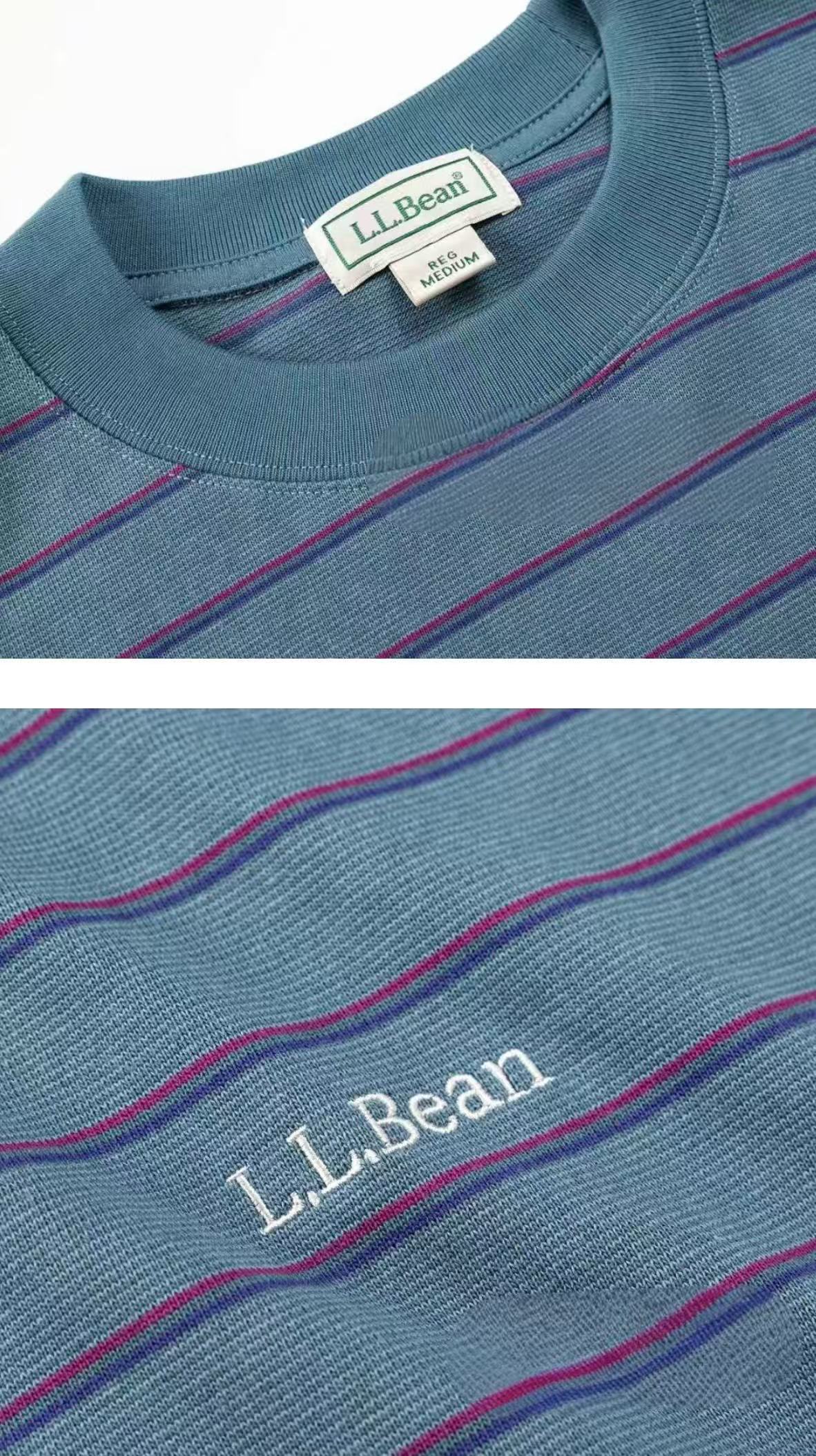 L.L Bean Union Long Sleeve Stripe Tee - HLY & CHOCCICO
