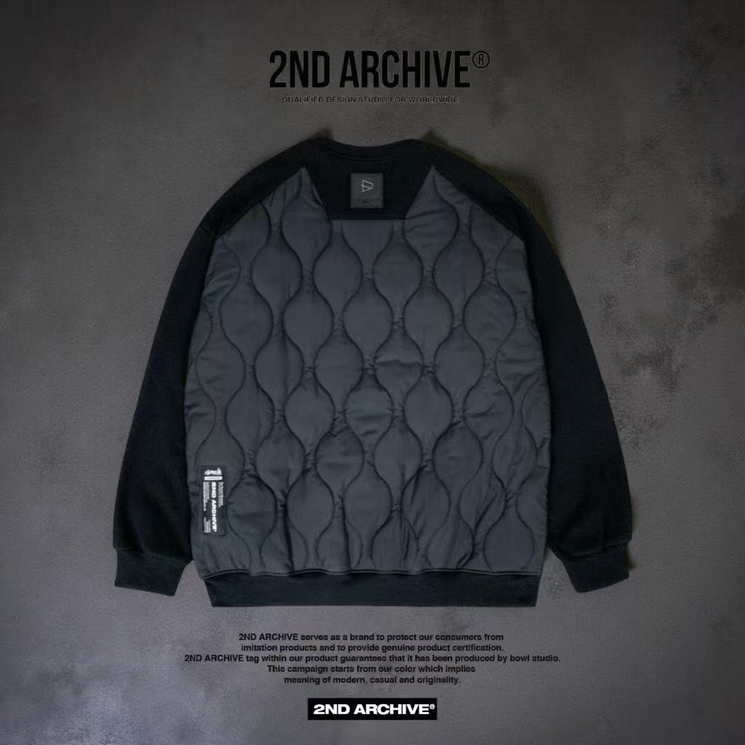 韓國直送 2ND ARCHIVE Basic Padded Sweatshirt - HLY & CHOCCICO