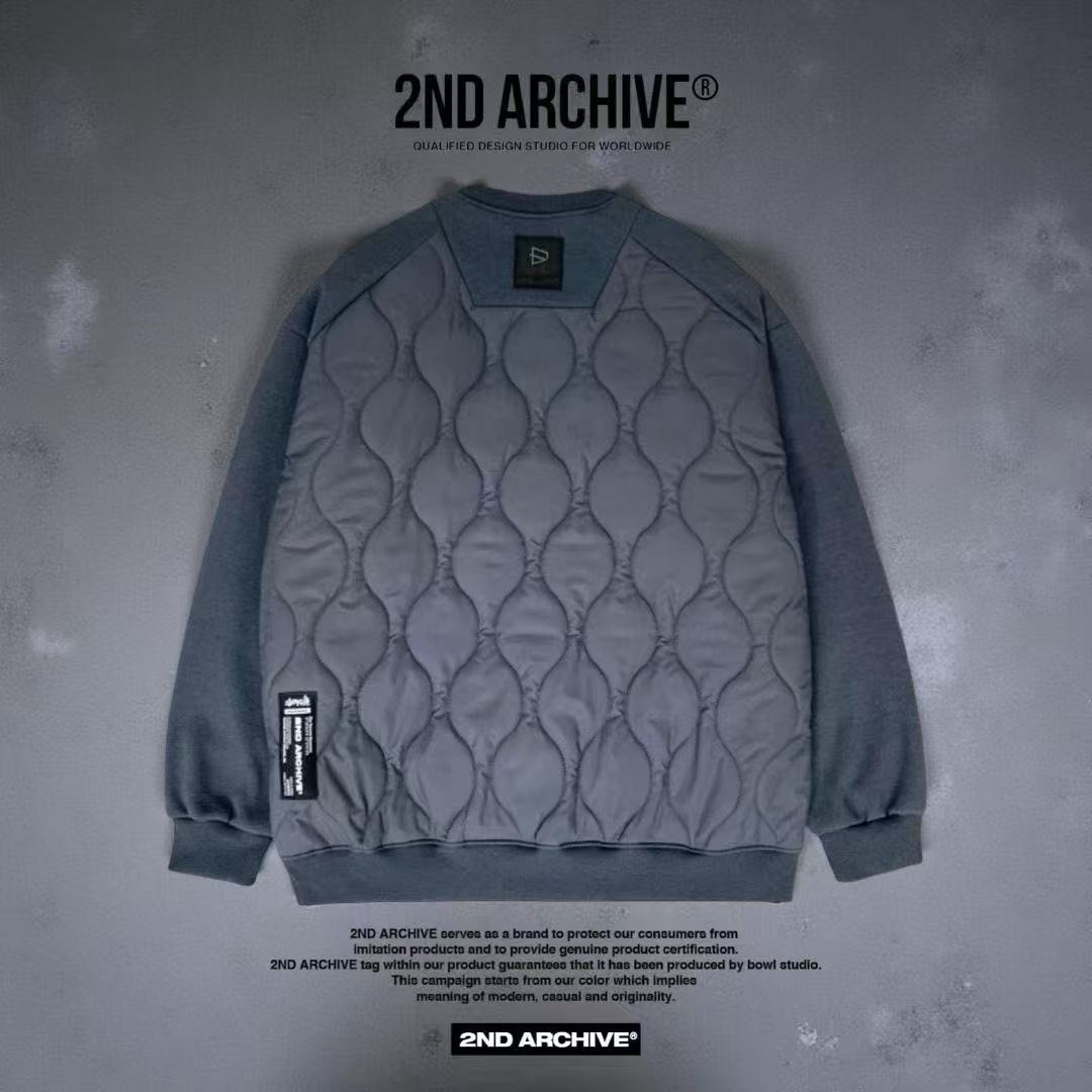 韓國直送 2ND ARCHIVE Basic Padded Sweatshirt - HLY & CHOCCICO