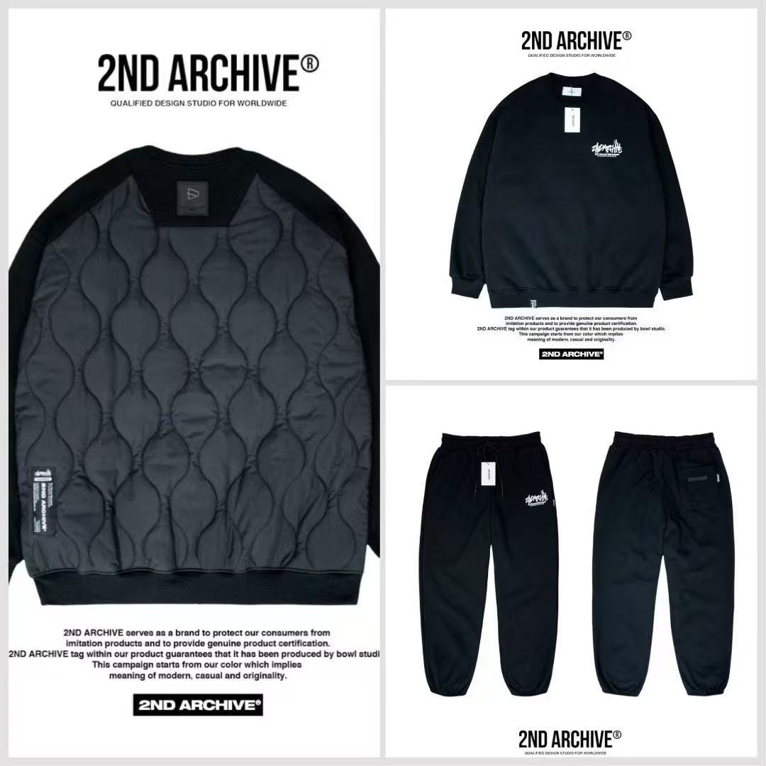 韓國直送 2ND ARCHIVE Basic Padded Sweatshirt - HLY & CHOCCICO