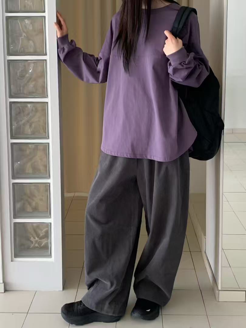 韓國直送Cozy Cotton Lounge Pants/ Casual Layered Sweatshirt - HLY & CHOCCICO