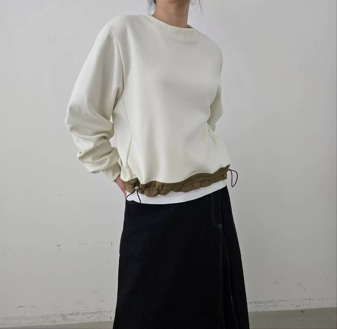 韓國直送Drawstring Sweatshirt - HLY & CHOCCICO