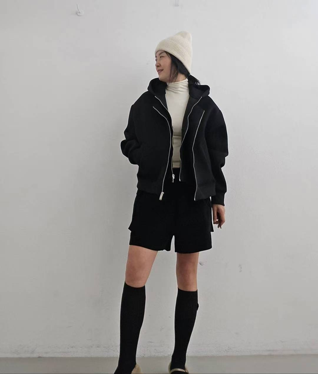 韓國直送 Double Hooded Jacket - HLY & CHOCCICO