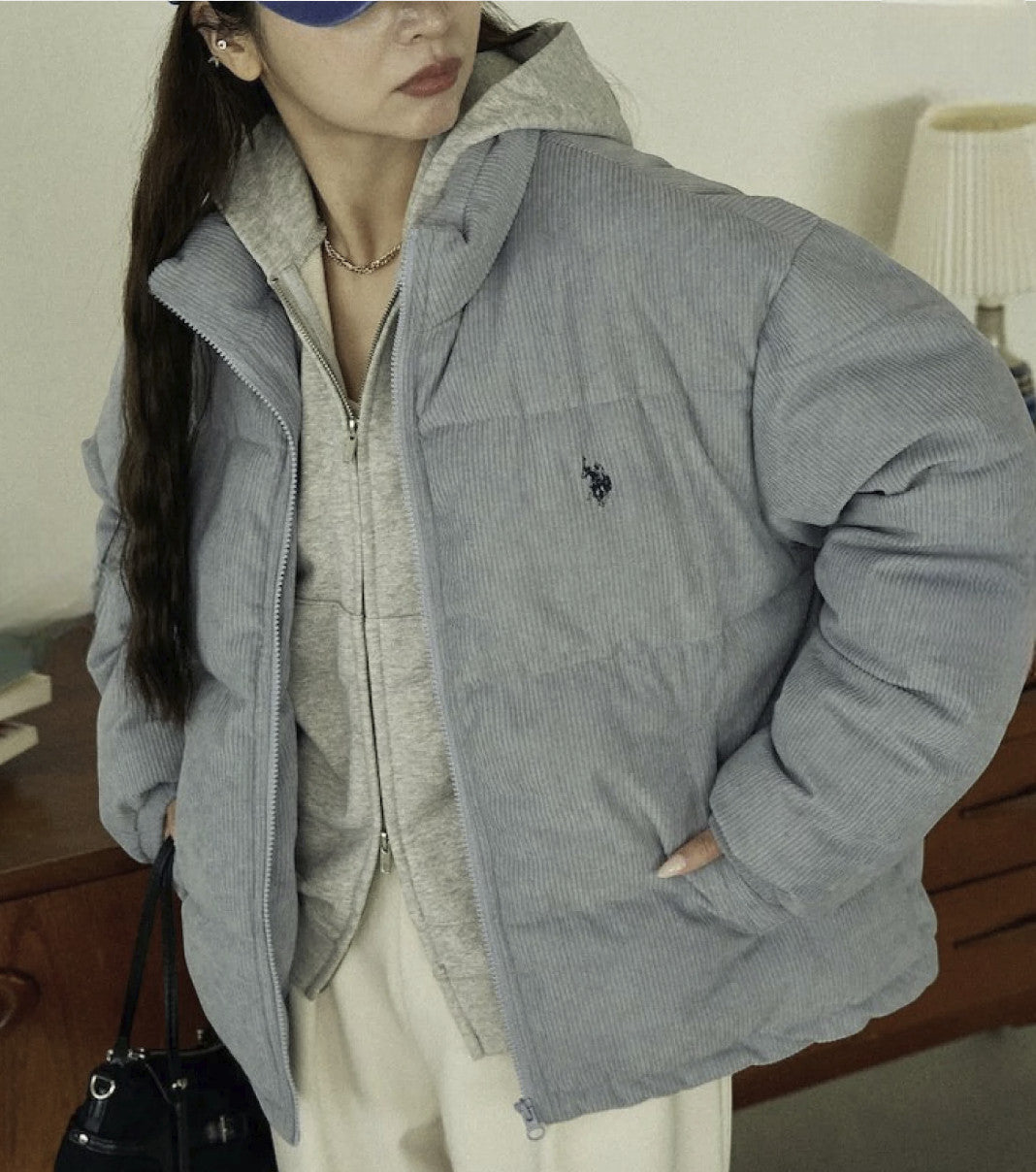 日本直送U.S. POLO ASSN × PUBLUX. Corduroy Padded Jacket Limited Edition 25AW (限量版)