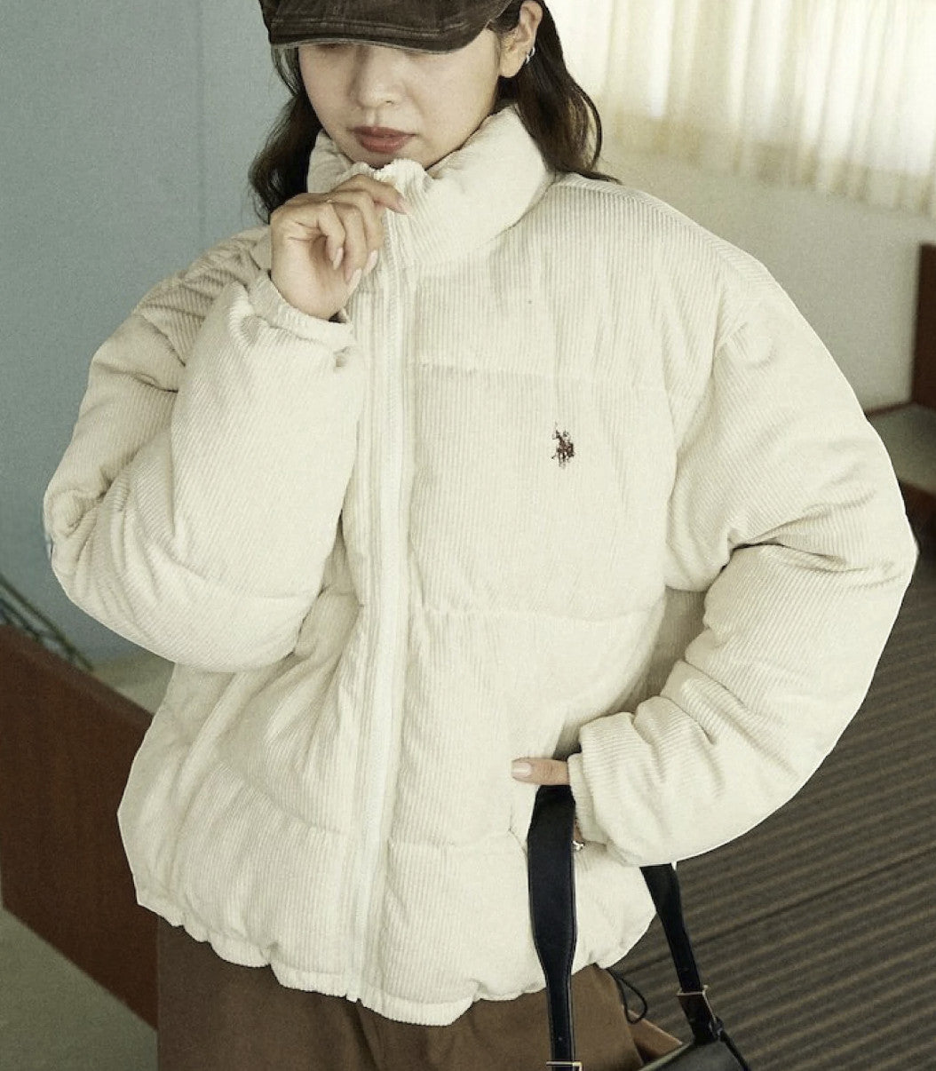 日本直送U.S. POLO ASSN × PUBLUX. Corduroy Padded Jacket Limited Edition 25AW (限量版)