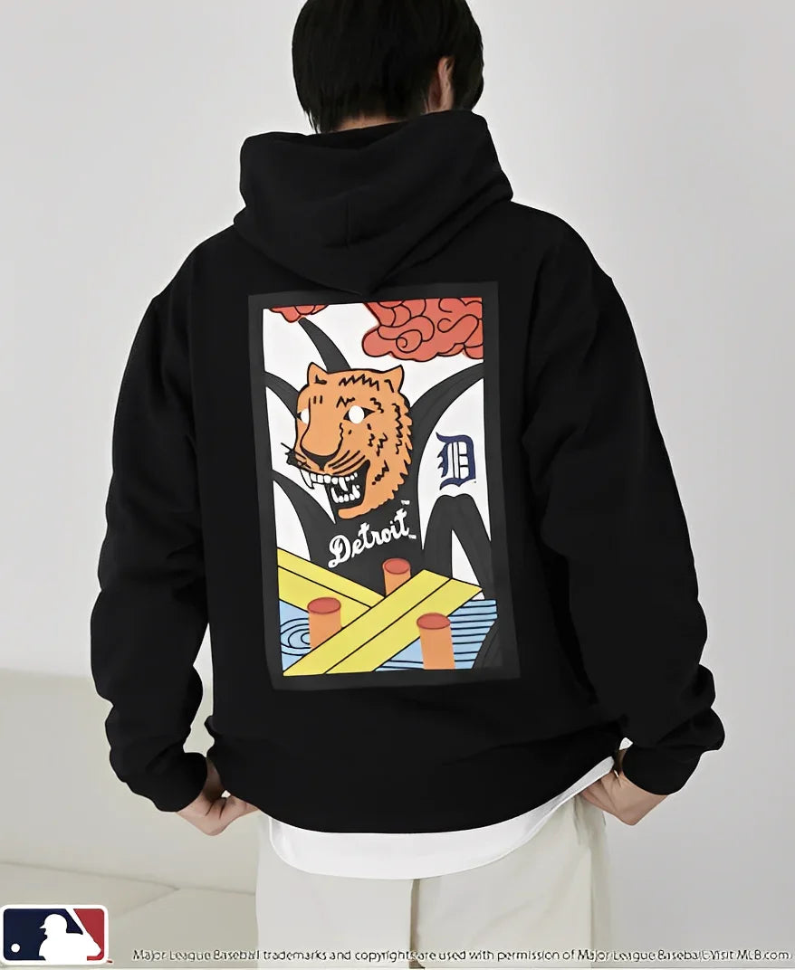日本直送 MLB 別注Hanafuda Back Print Hoodie - HLY & CHOCCICO