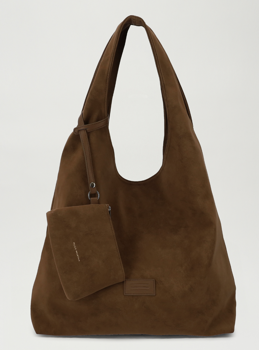 韓國直送Alice Martha Suede Tote bag - HLY & CHOCCICO