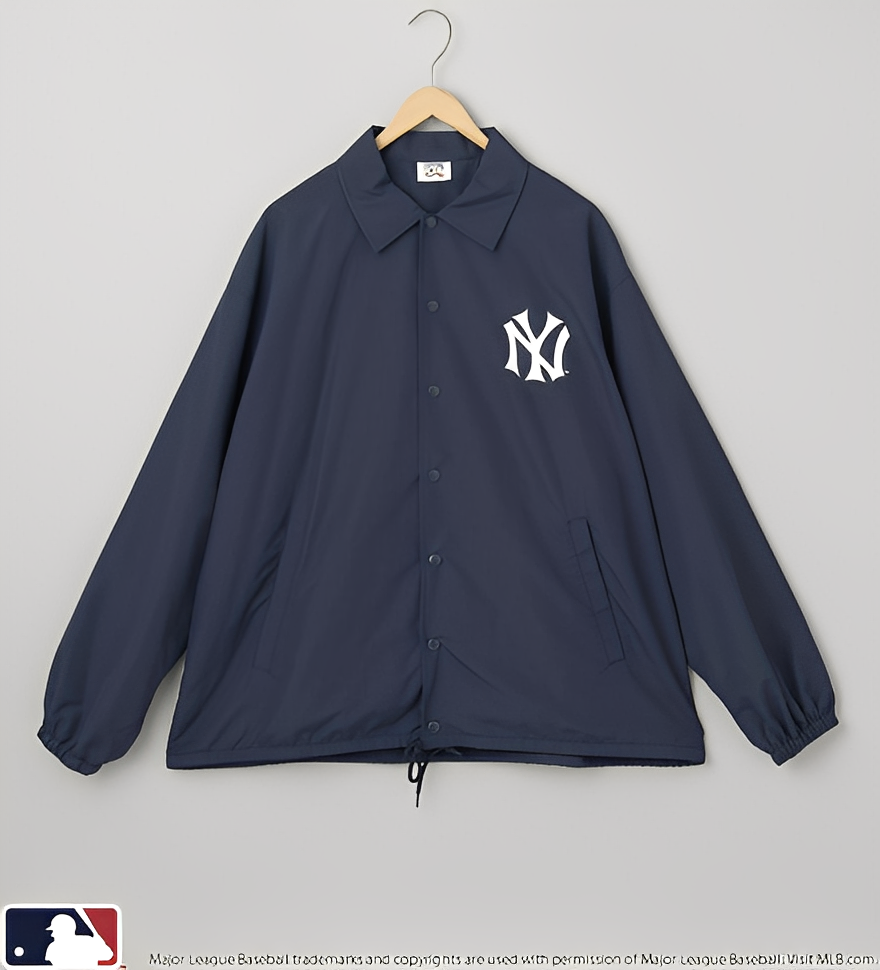 日本直送 MLB 別注Hanafuda Back Print Coach Jacket - HLY & CHOCCICO