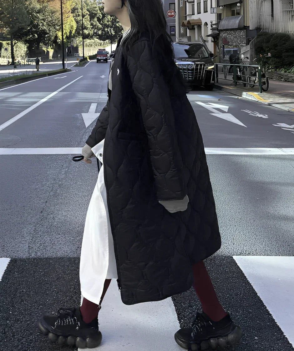 日本直送U.S. POLO ASSN. Nylon Quilted Long Coat - HLY & CHOCCICO