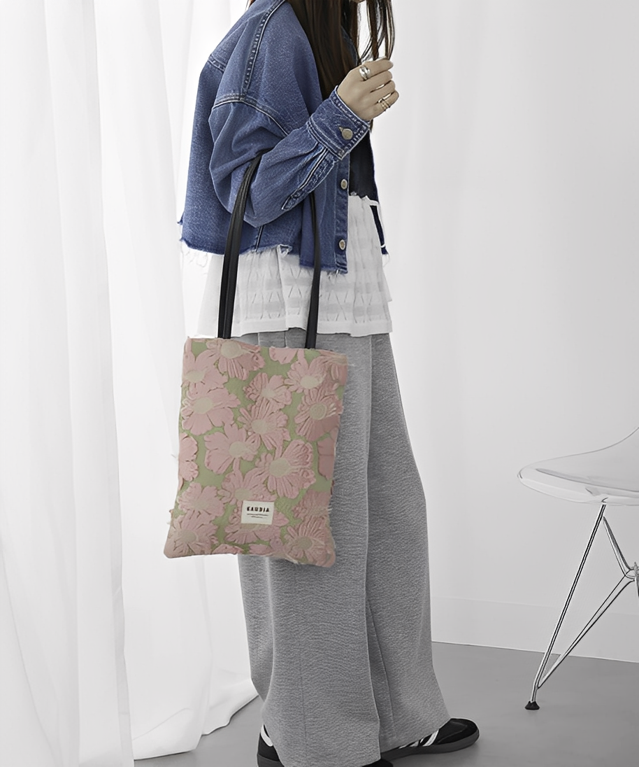 日本直送Textile Tote SNBD - HLY & CHOCCICO