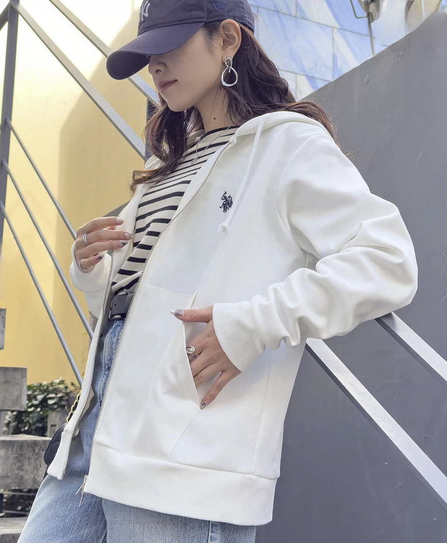 日本直送U.S. POLO ASSN Double Zip Hoodie