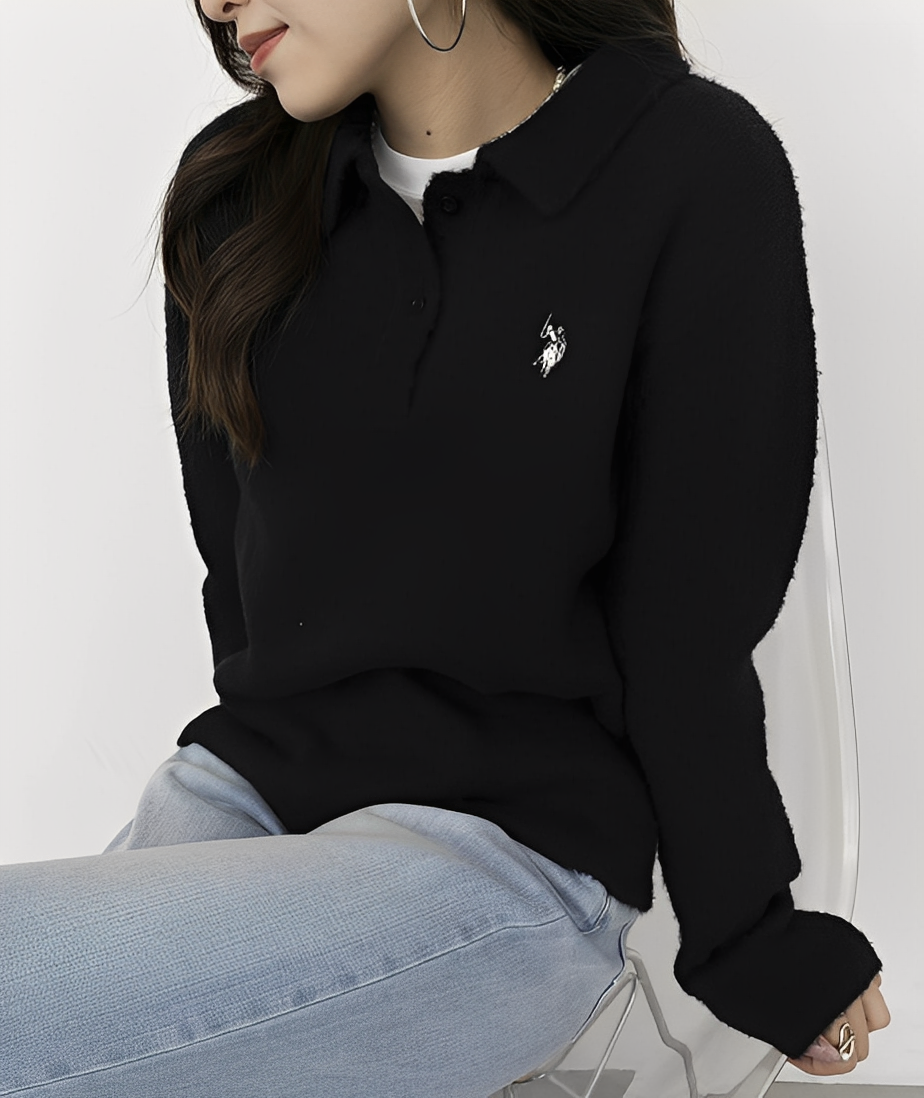 日本直送U.S. POLO ASSN Pony Embroidery Knit - HLY & CHOCCICO