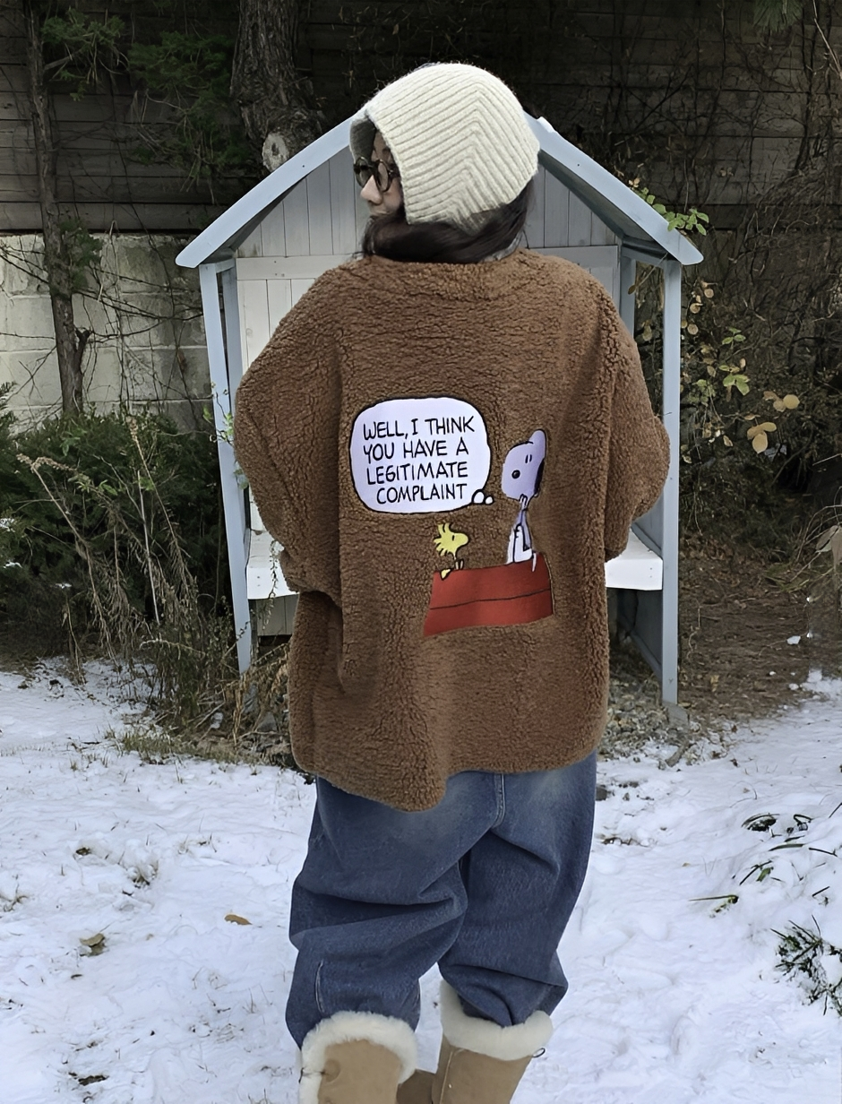 韓國直送Snoopy Fleece Jacket - HLY & CHOCCICO