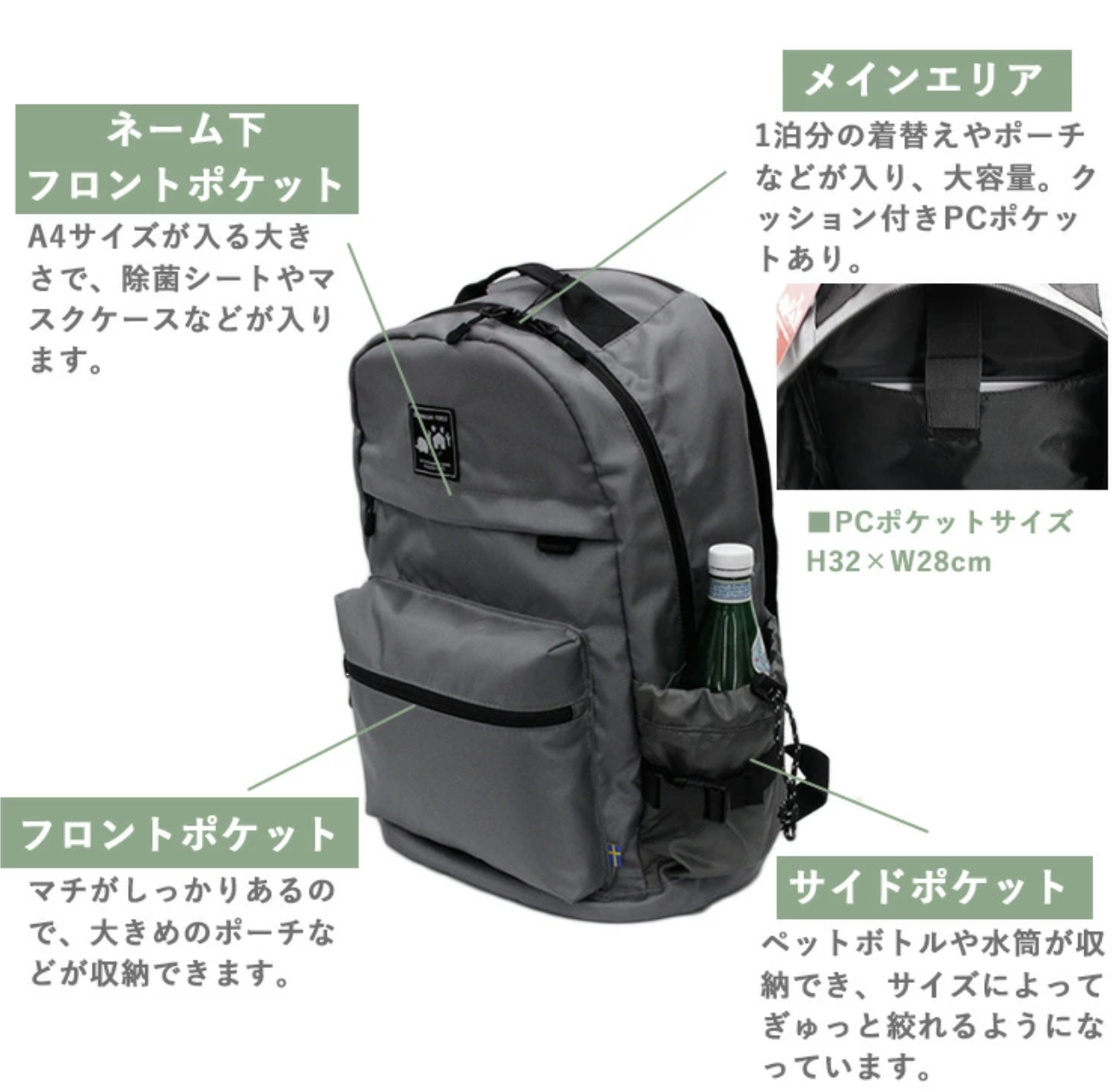 日本直送 SCANDINAVIAN FOREST Backpack - HLY & CHOCCICO
