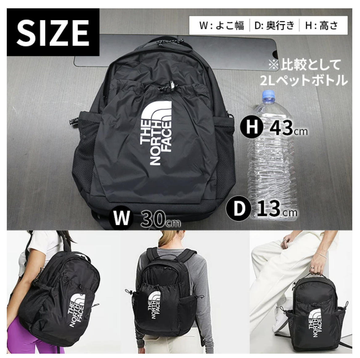 日本直送TNF Small Function Full Pocket Large 19L Backpack - HLY & CHOCCICO