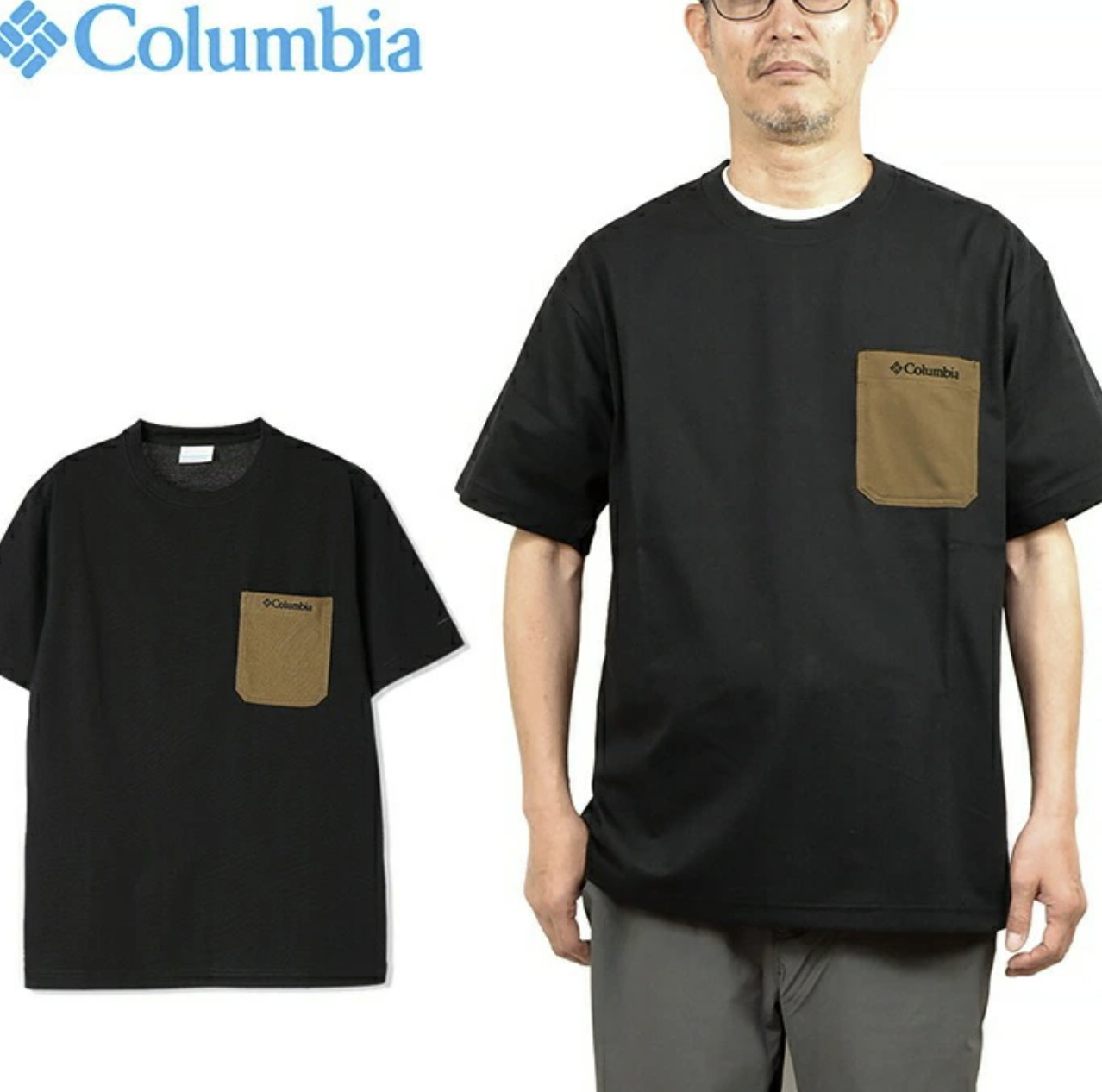 日本直送Columbia Pm0512 Yonge Street Short Sleeve Crew Tee - HLY & CHOCCICO