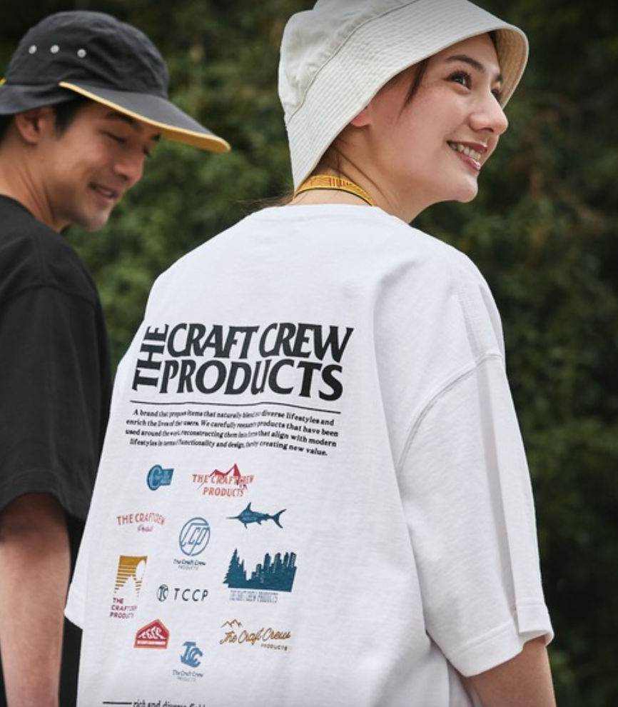 日本直送The Craft Crew Heavyweight Functional Fabric Big Silhouette Tee