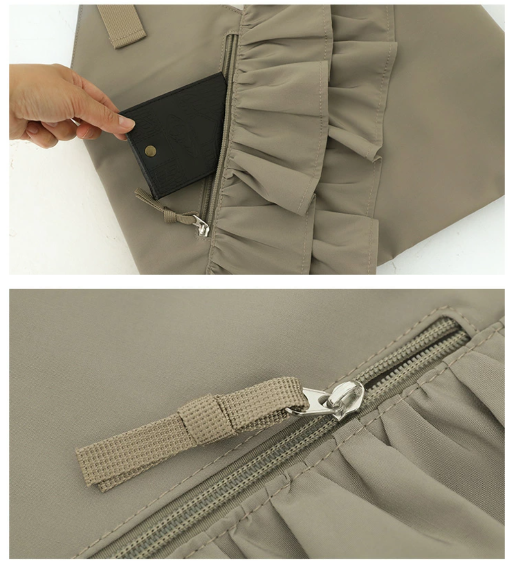 🌟Limited stock, available while supplies last🌟Direct from Japan: Fill -trimmed V -cut tote bag