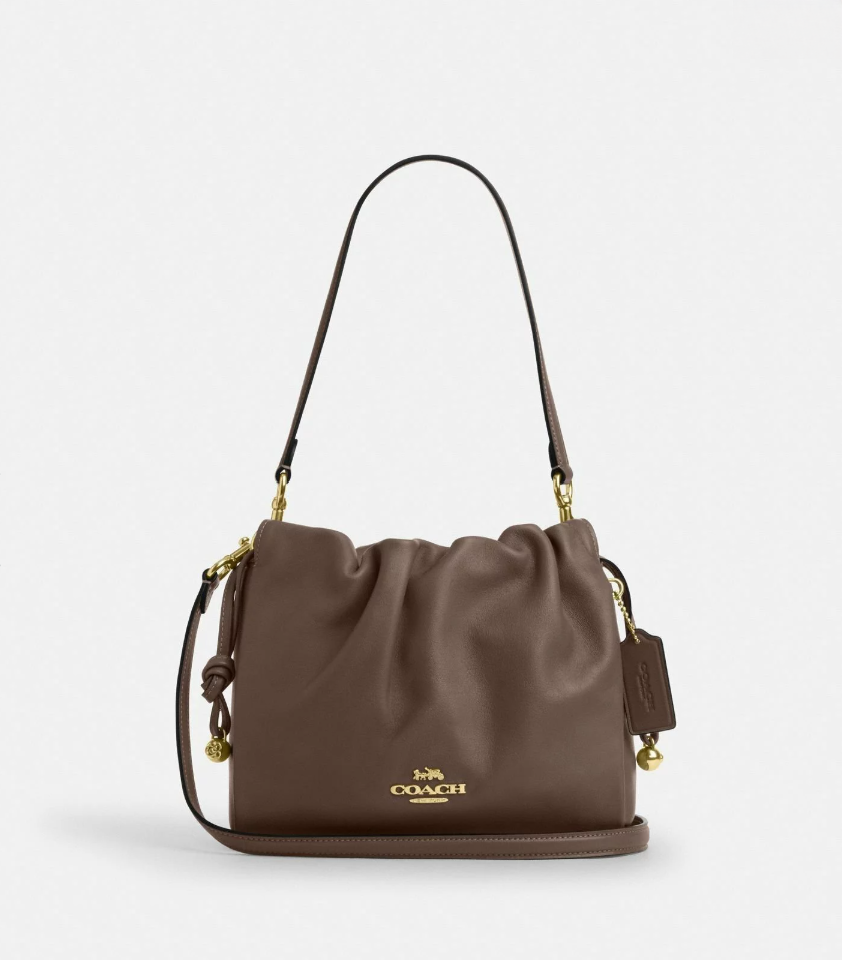 日本直送Coach Faye Drawstring Bag