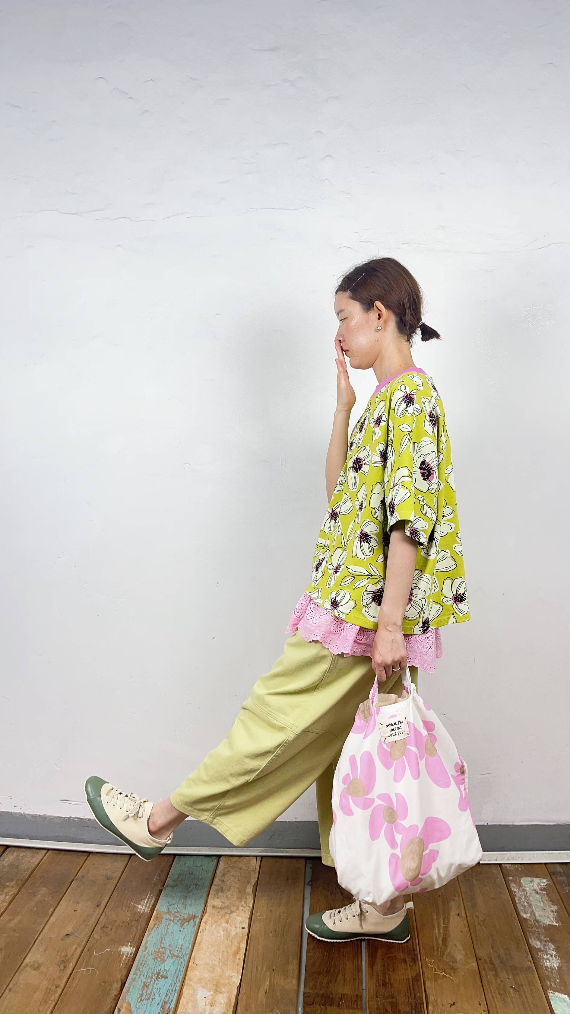 Canvas Petal Tee from Korea