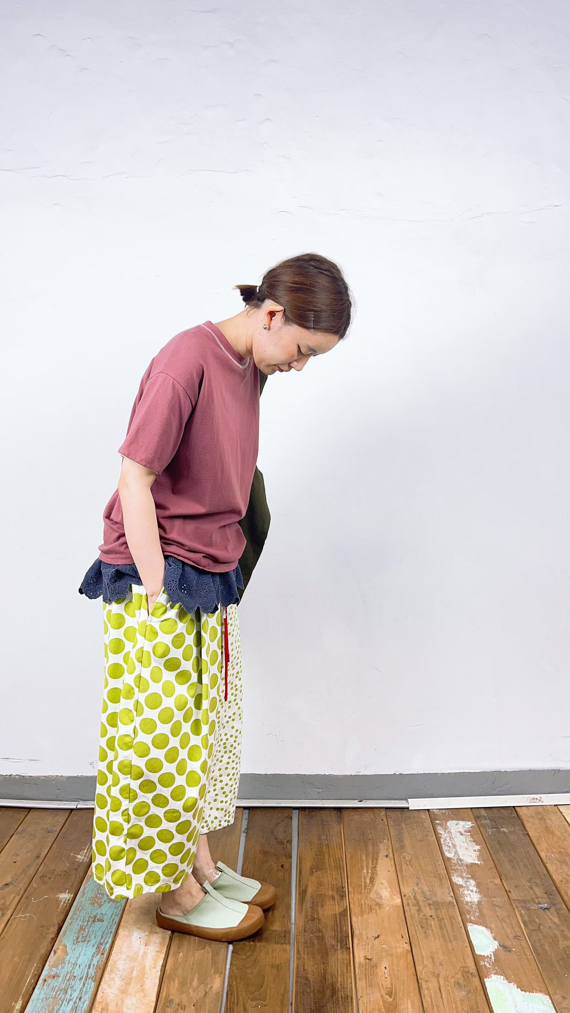 韓國直送Color Splash Ringer Tee / pants