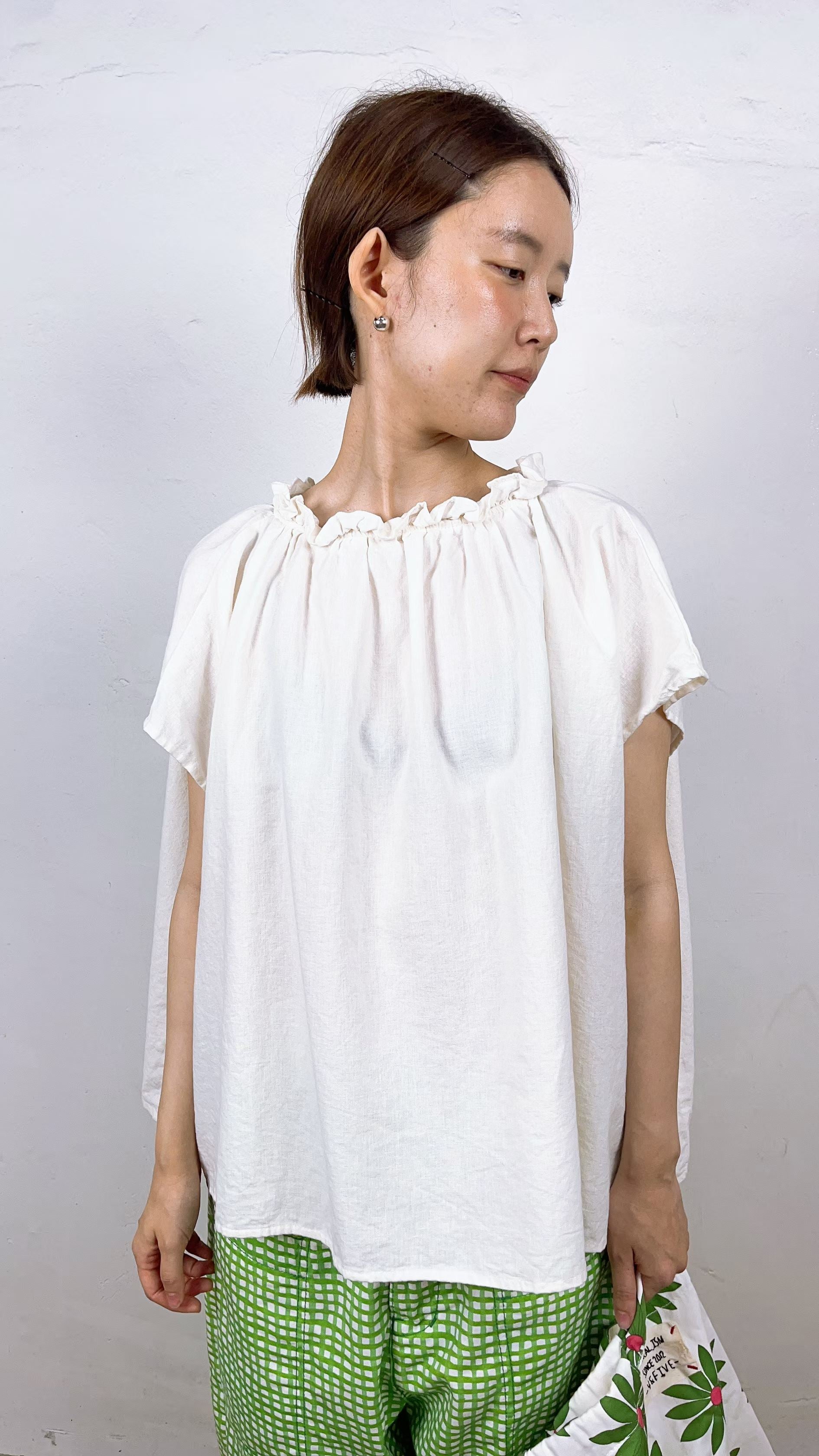 韓國直送Breeze Dual-Way Gathered Blouse Top / Pants