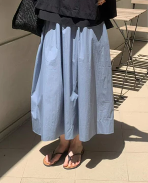 韓國直送Minimalist Layered Sleeveless Top / Skirt